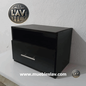 Buro Flotante Negro Barberia